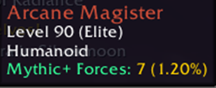 Tooltip display