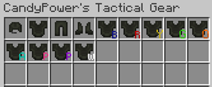 Armor in the creative tab