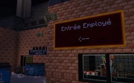 Employee entrance