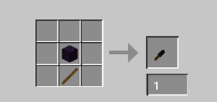 Craft obsidian knife