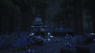 beautiful night with rain