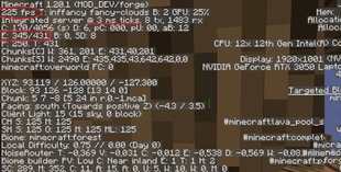 After placing block