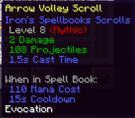 Mythic Arrow Volley Spell