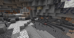 Cave with v1 mixed speleothems
