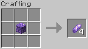Recycling Amethyst Block Recipe: