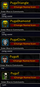All macros that are used