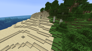 Special terrain slabs (they drop their normal blocks)