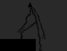 the thing standing on a rectangle