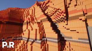 Terracotta mountain side