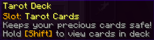 Tarot Deck Tooltip