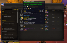 Main Screen Profit And Where To Find Recipe