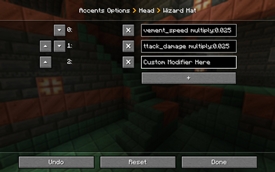 Attribute Modifier Editor