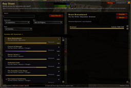 Warbound Factions