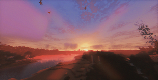 Childhood Summer mode - sunrise with new dynamic cloud system