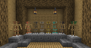 Front-View Of Armor Sets