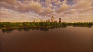 Lake view of Downtown