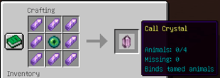 Call Crystal recipe