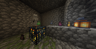 Loot bags in a dungeon