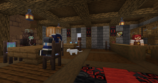 Inside a Tavern