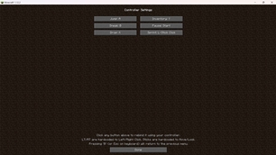 Inside Controller Settings