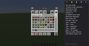 World Settings Control