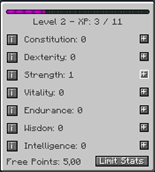 Evolua suas Estatísticas / Improve your stats.