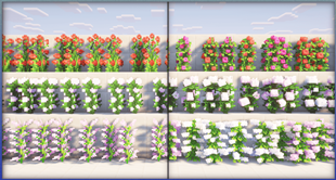 Tall Flower Rework Comparison
