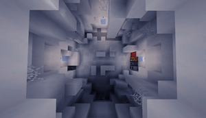 snowy exposed dungeon