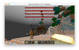 stepped into the biome
