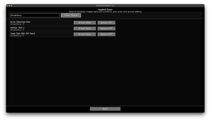 Filtered Keyboard Rules screen 3