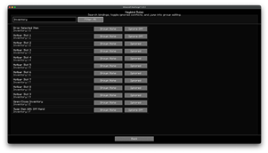 Filtered Keyboard Rules screen 1