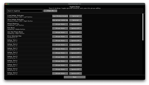 Keyboard Rules screen