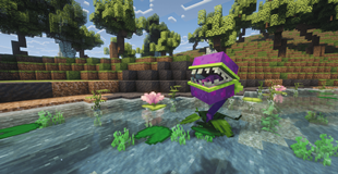 Chomper on da lily