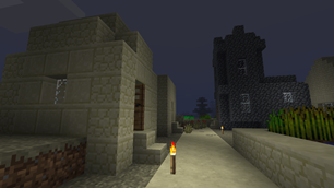 A desert village