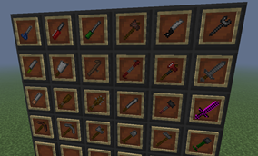 All melee weapons and items (Version 1.1.7.)