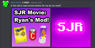 Comparison of old mod logo and new mod logo.