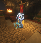Example of Wynncraft glints with shaders.
