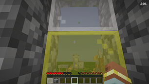 The white stage of the timer