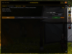 Storekeeper - Order System