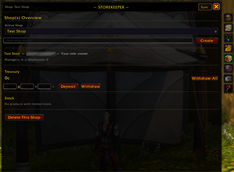 Storekeeper - Store creation
