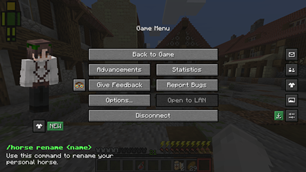 /horse rename <name>