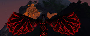 Some dragons have glow in the dark texture