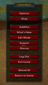 Game Menu Reload Button
