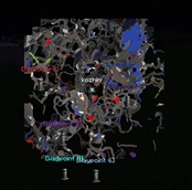 Cave Mode Example: Maps from surface or sever map to bedrock or void.
