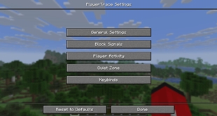 Configuration Screen (Mod Menu)