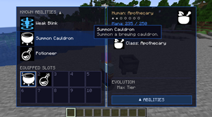Ability Menu