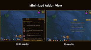 Minimized Addon View
