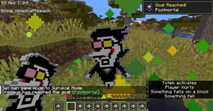 Spamton reviving you.