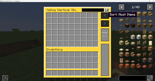 Vault UI for Create: Vibrant Vaults Yellow, Light mode in version 1.0.0-beta8