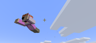 Cyborg Soaring through the Skies